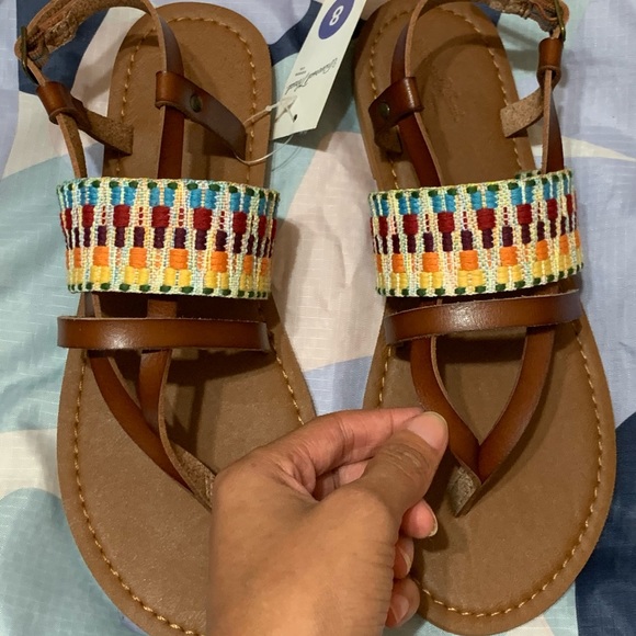 Universal Thread Shoes - Universal Thread Brown Senora Sandal